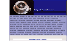 Desktop Screenshot of antiquecameras.net