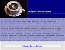 Tablet Screenshot of antiquecameras.net